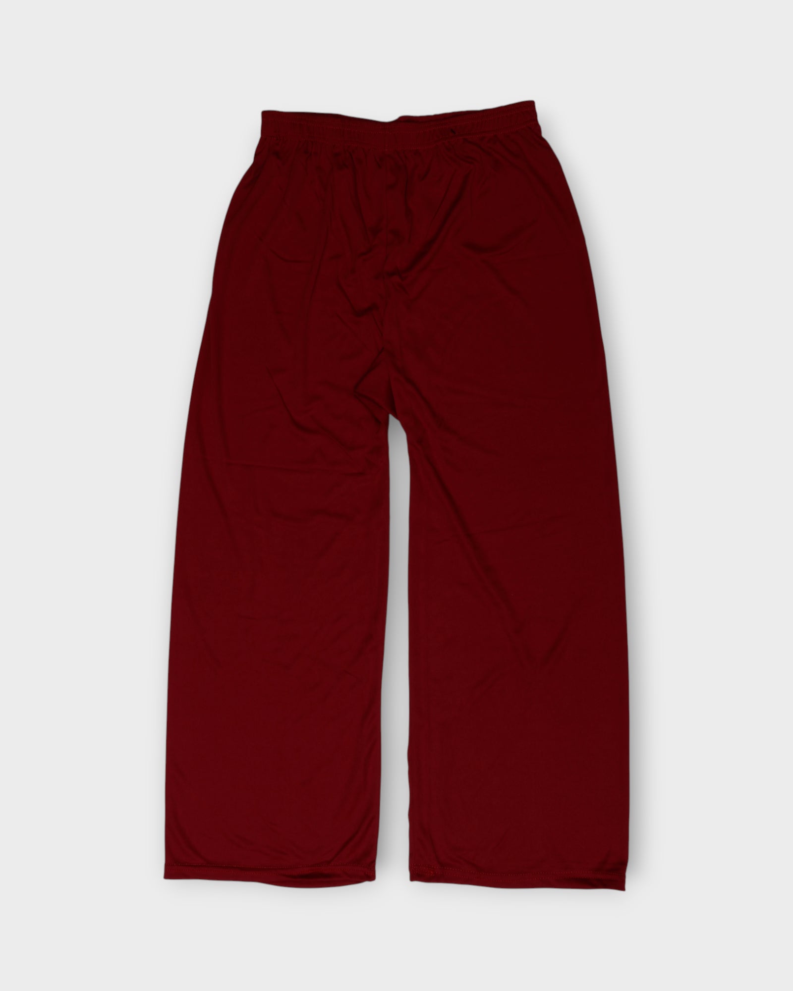 Maroon Cotton Flared Palazzos
