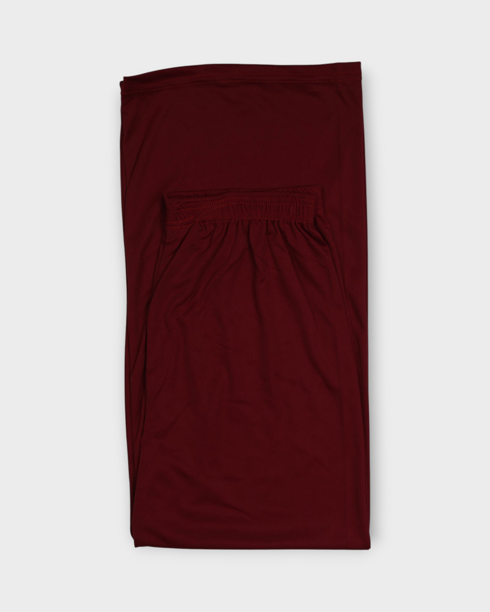 Maroon Cotton Flared Palazzos