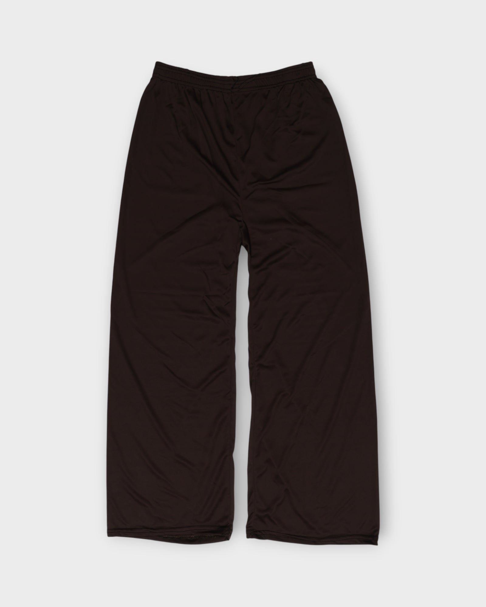 Dark Brown Cotton Wide Leg Palazzos