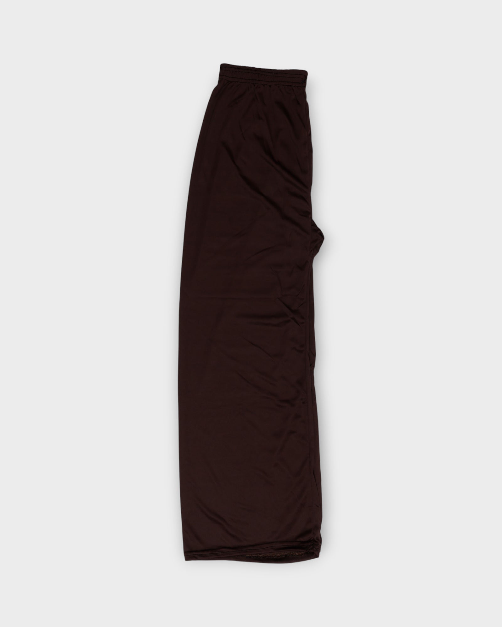 Dark Brown Cotton Wide Leg Palazzos