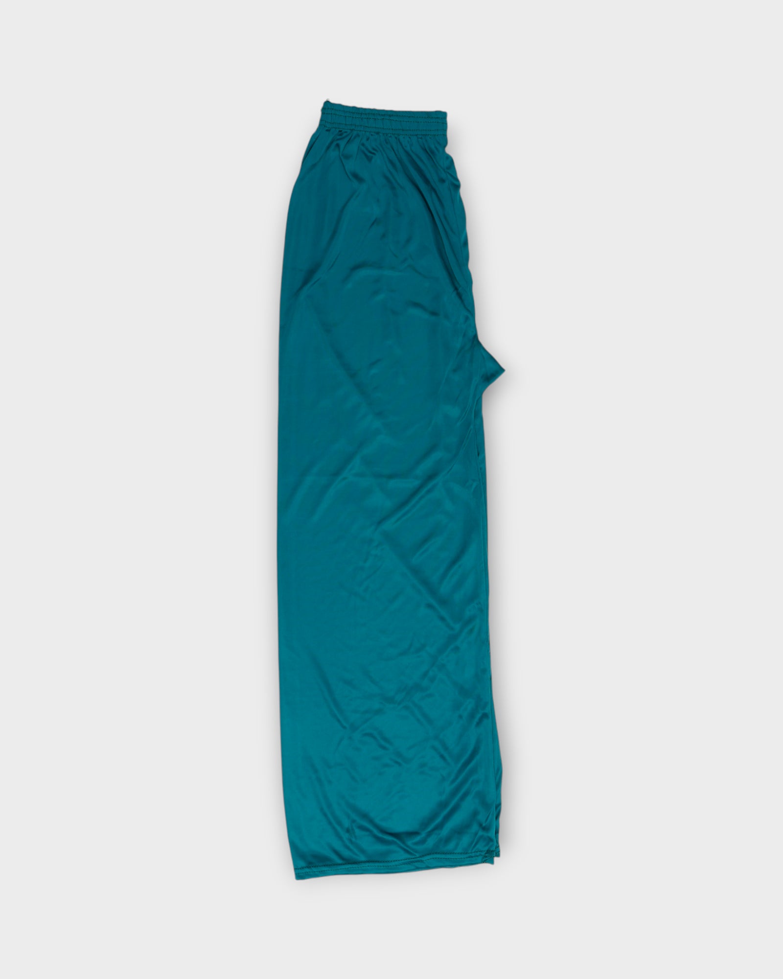 Green Cotton Wide Leg Palazzos