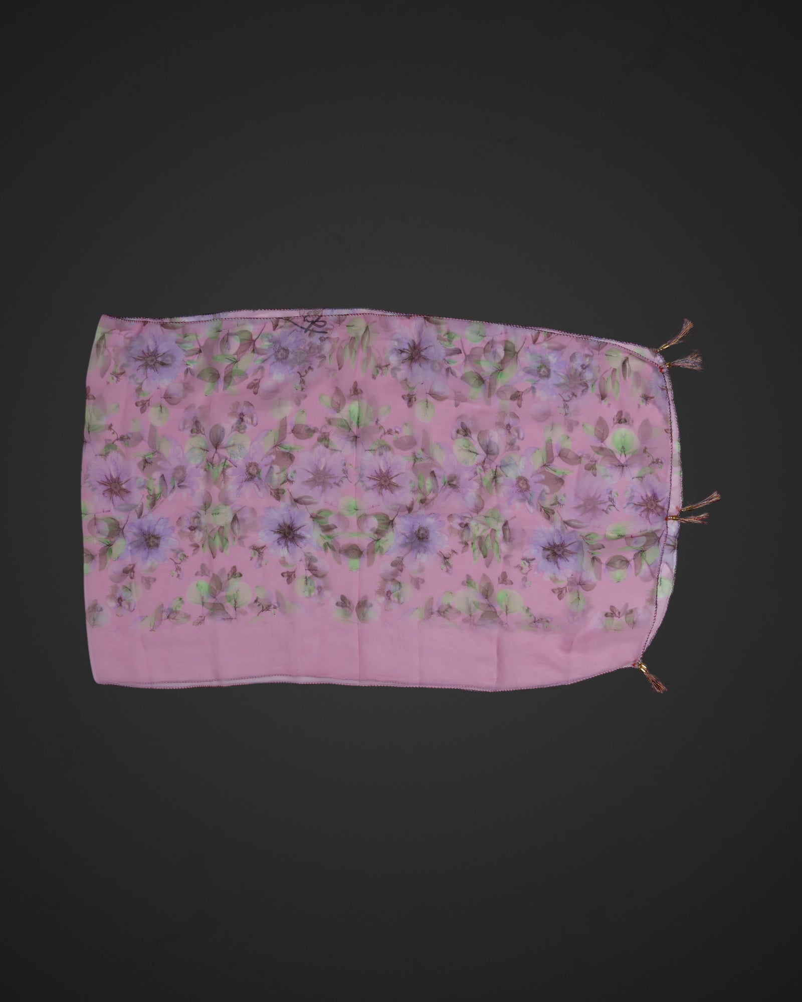 Vintage Floral Delicate Scarf