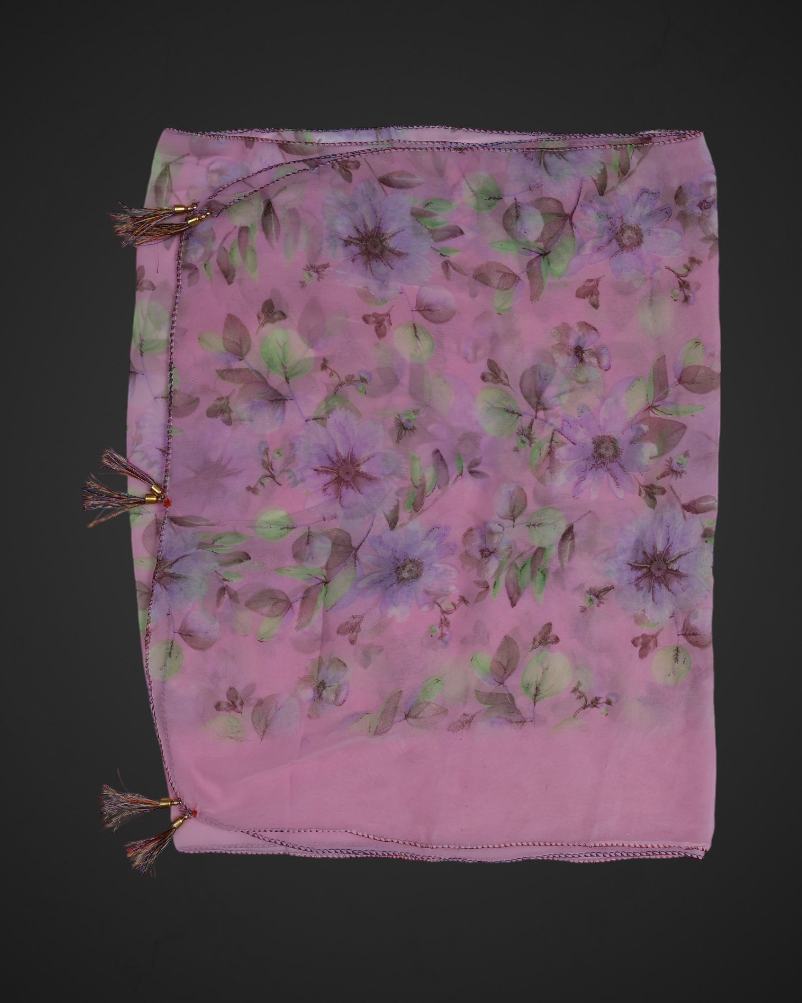 Vintage Floral Delicate Scarf