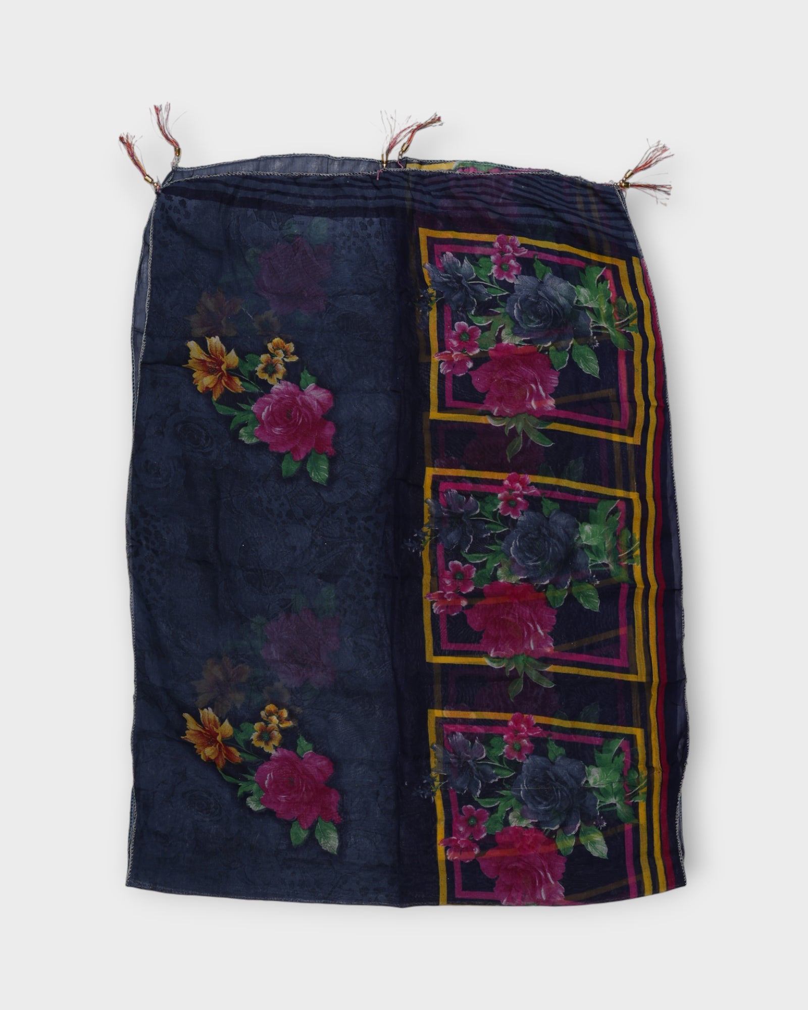 Charming Flower Print Scarf