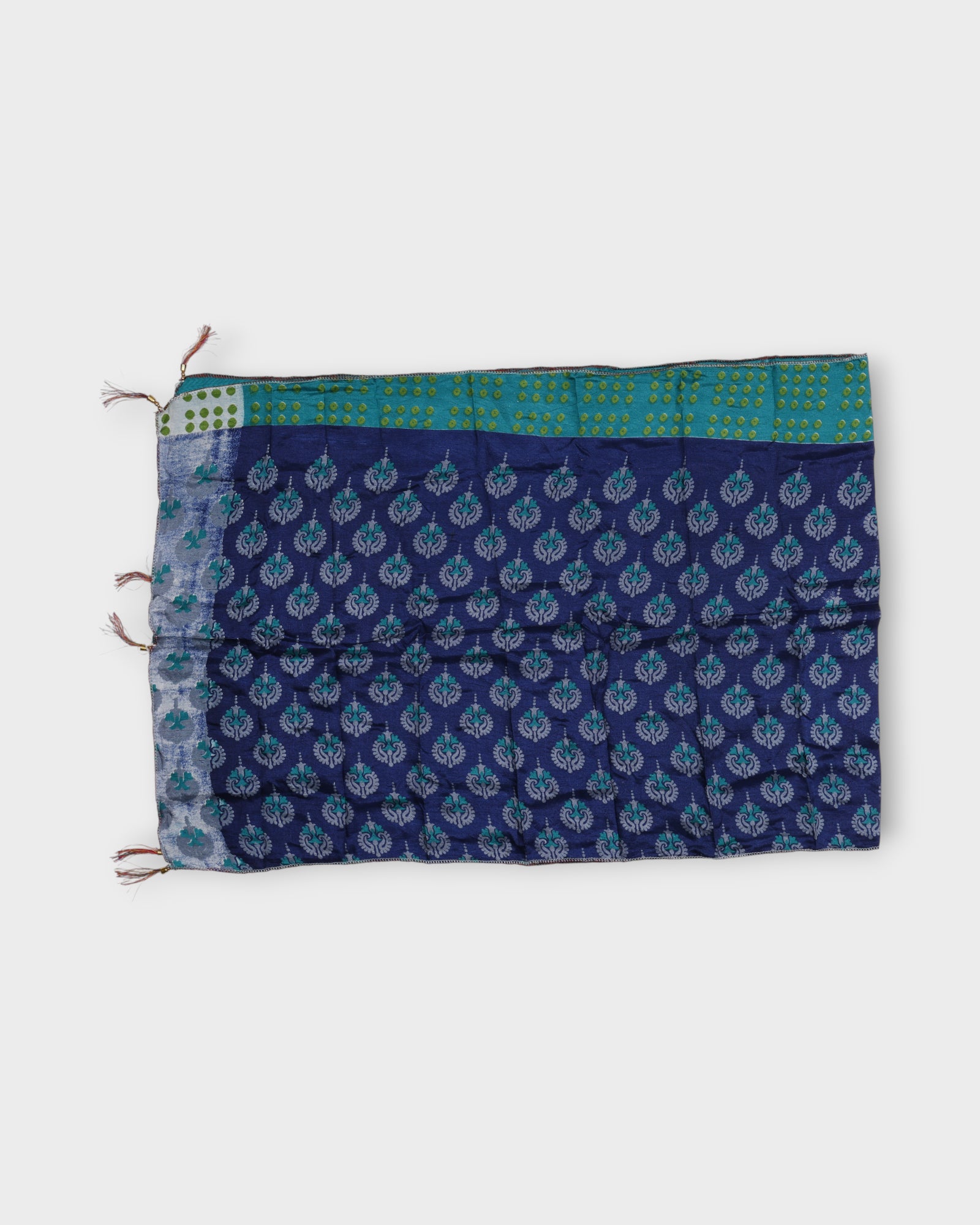 Silk Blend Ethnic Scarf