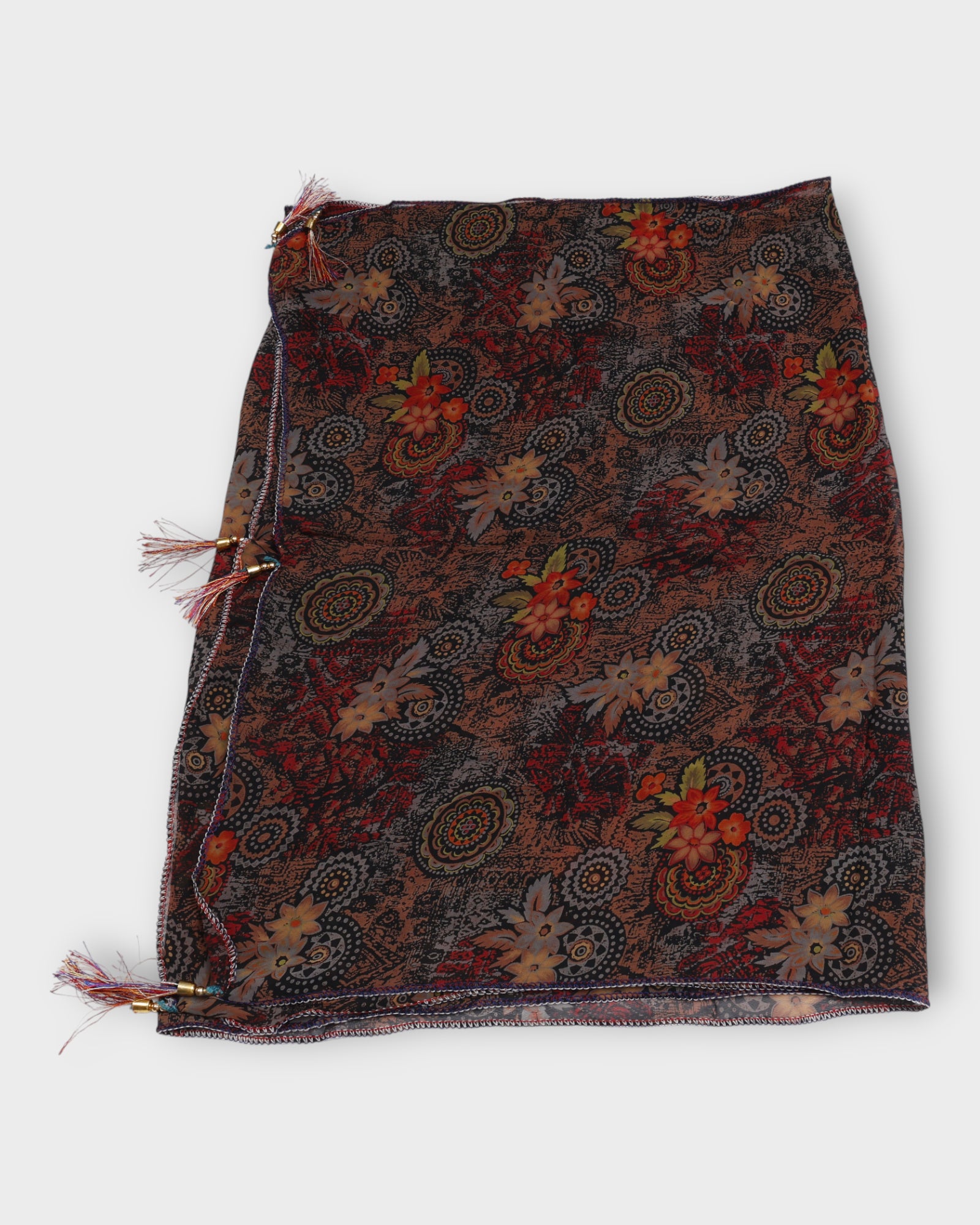 Stylish Autumn Flower Scarf