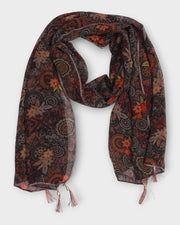Stylish Autumn Flower Scarf