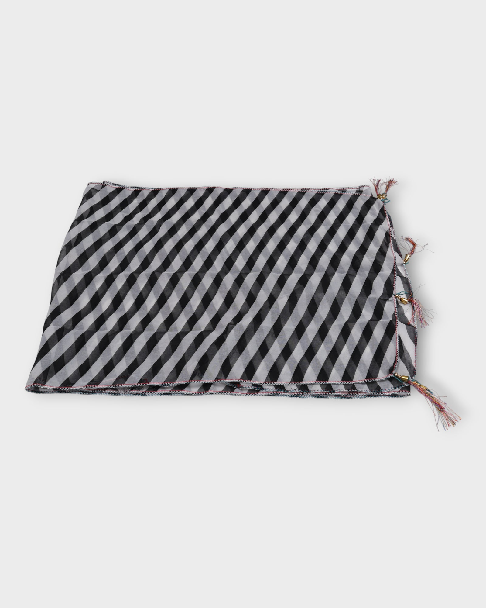 Classic Black and White Scarf