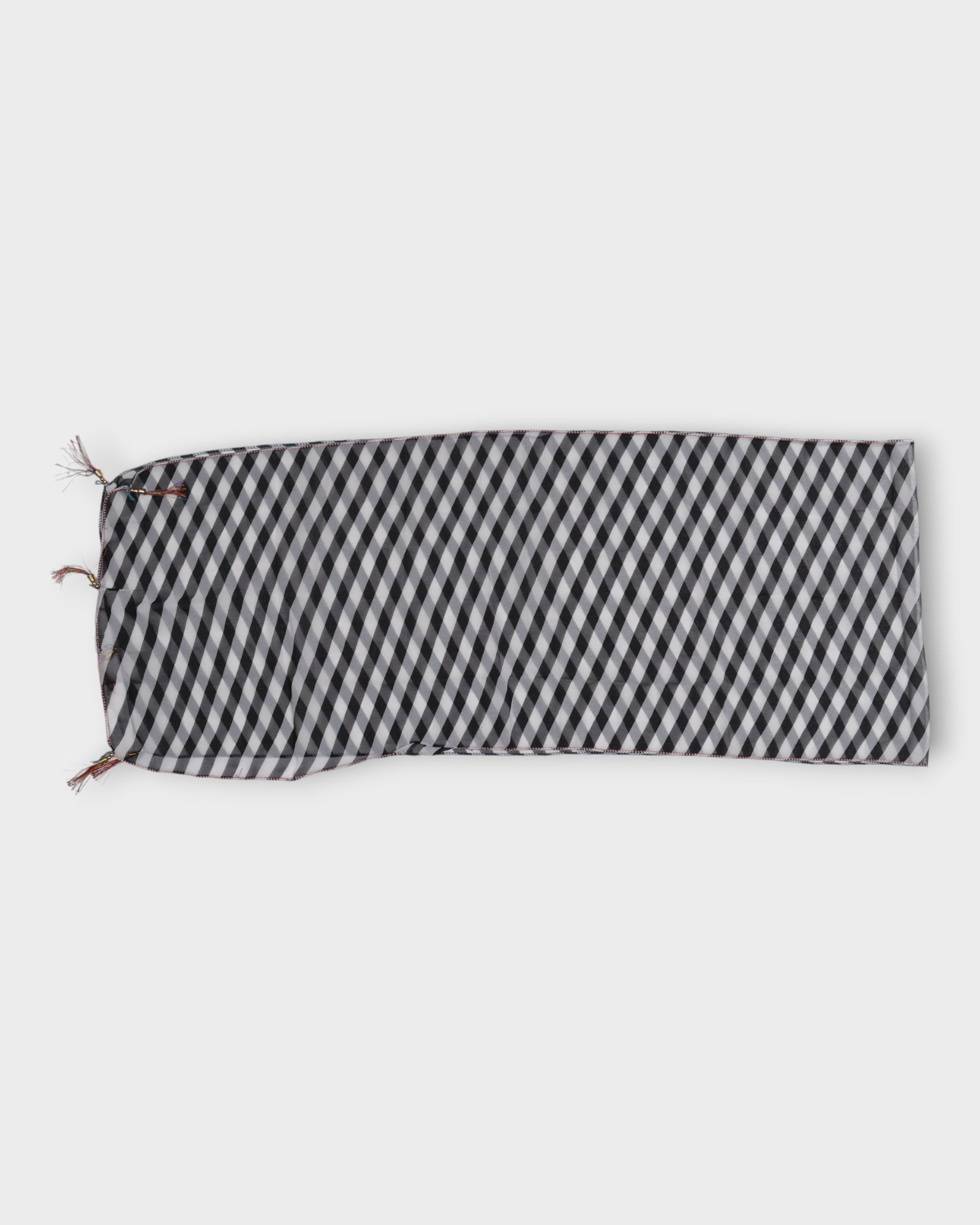 Classic Black and White Scarf
