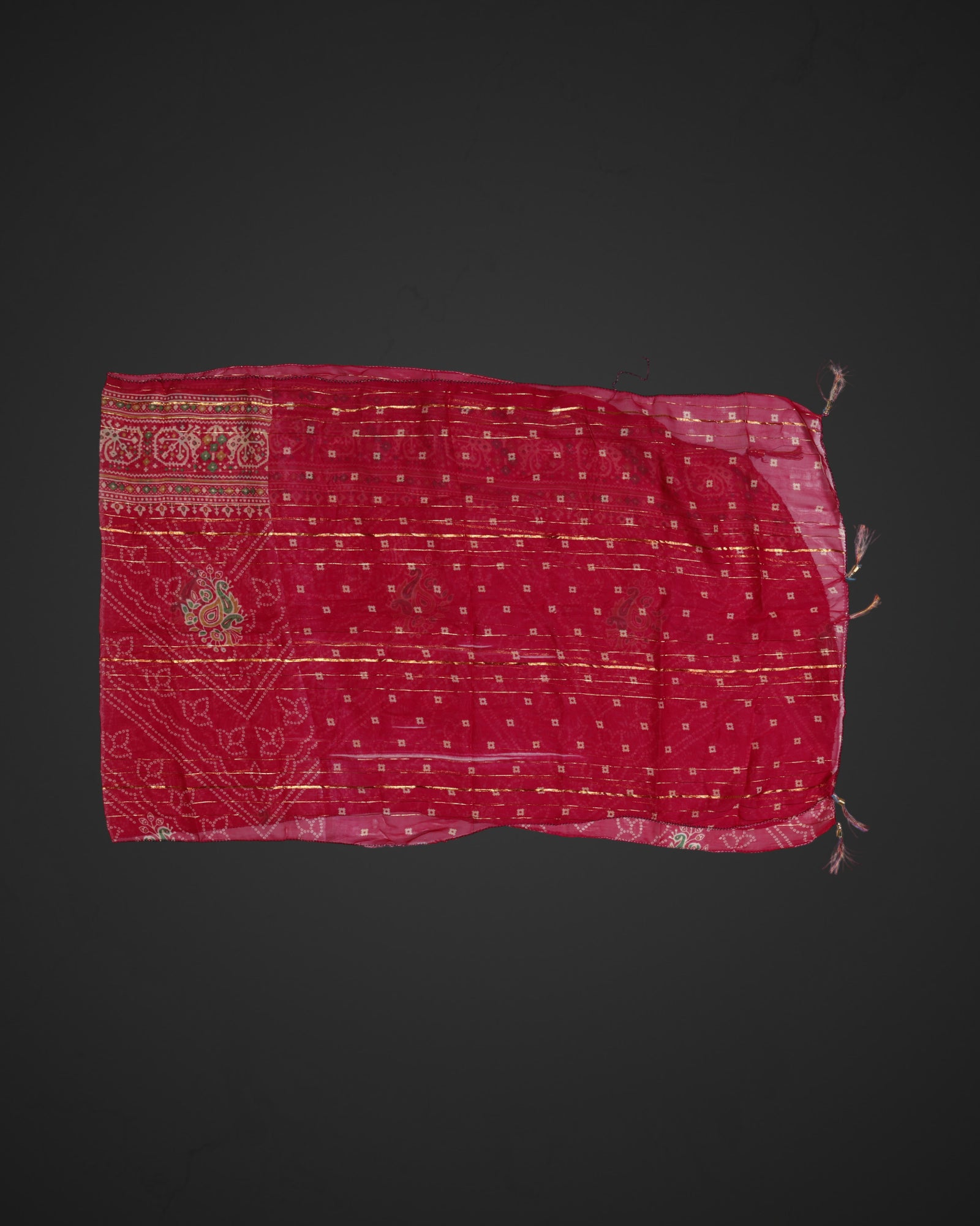 Fashionable Bandhani Print Scarf
