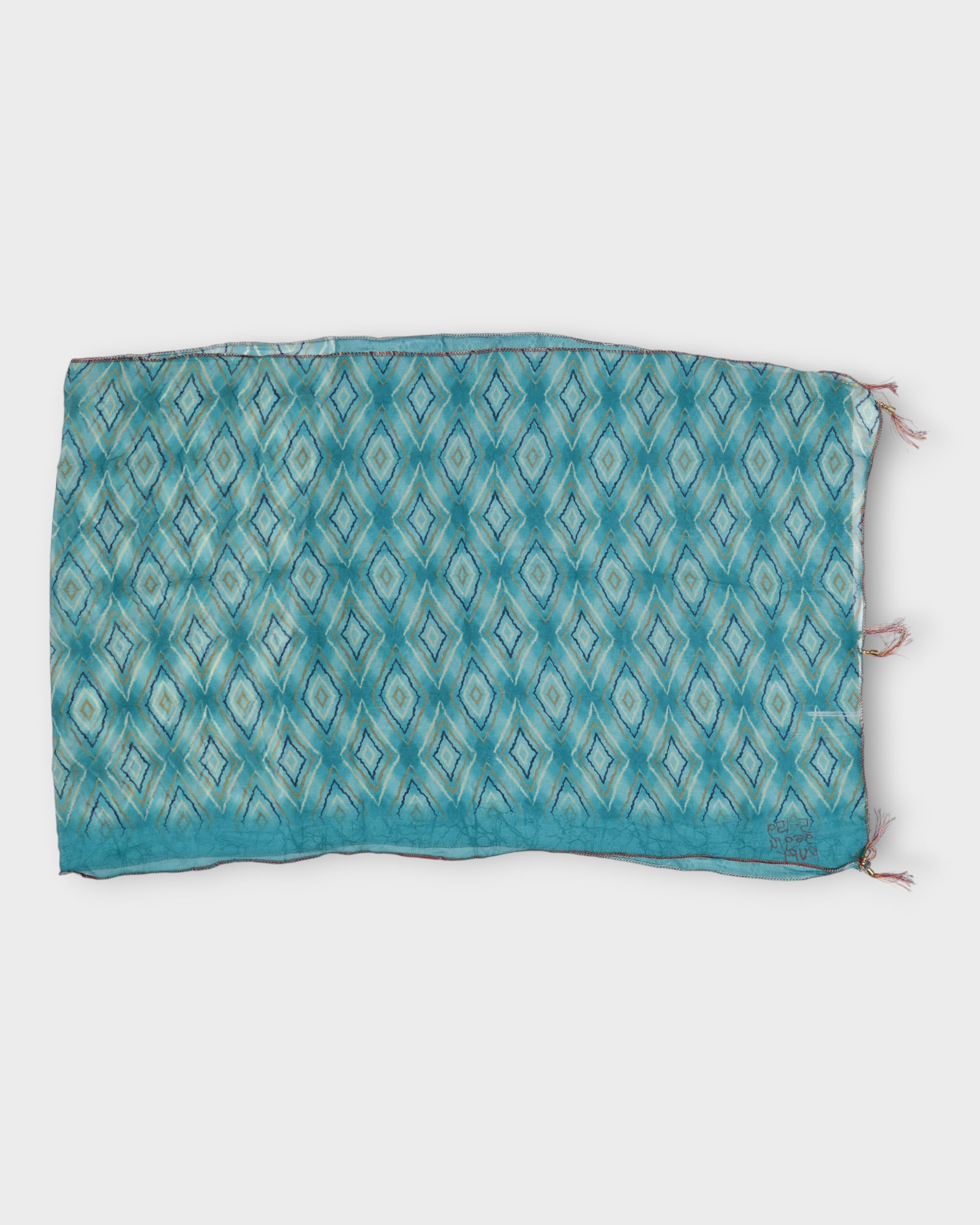 Diamond Pattern Wrap Scarf