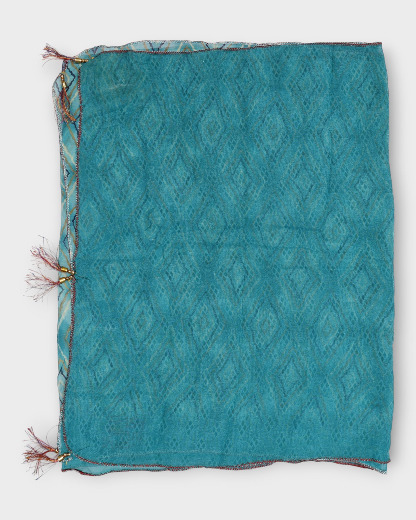 Diamond Pattern Wrap Scarf