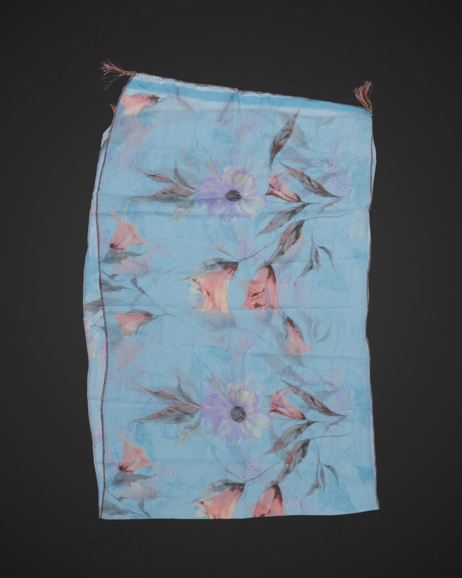 Charming Soft Floral Scarf