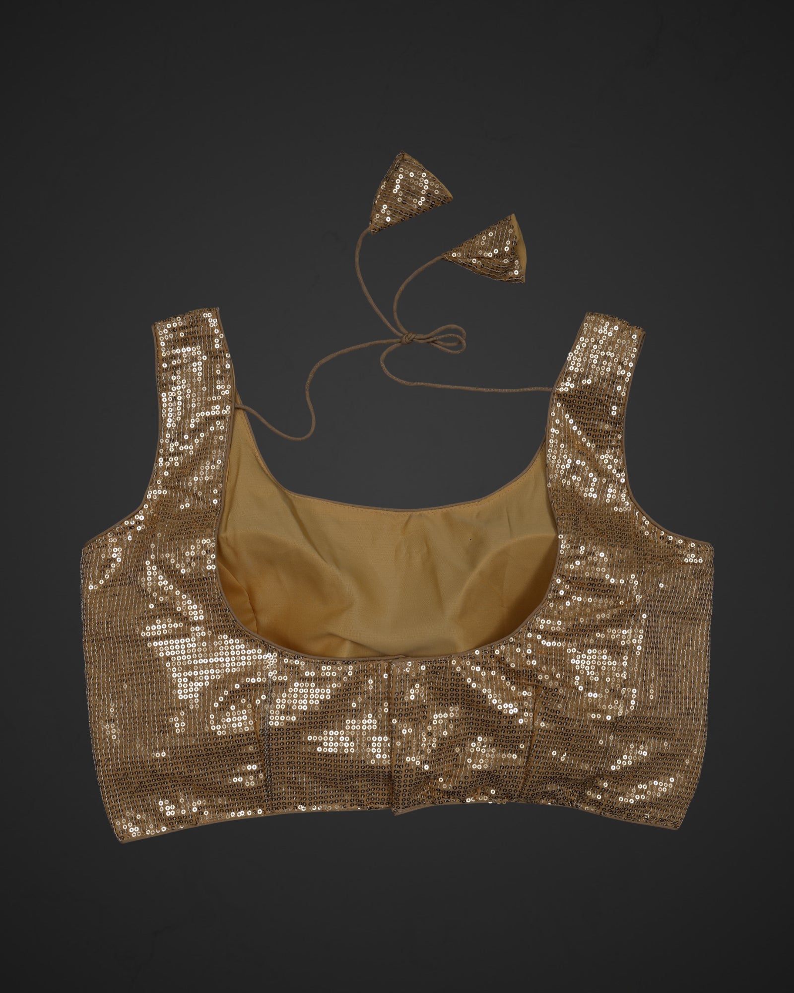 Georgette Cutout Back Readymade Blouse