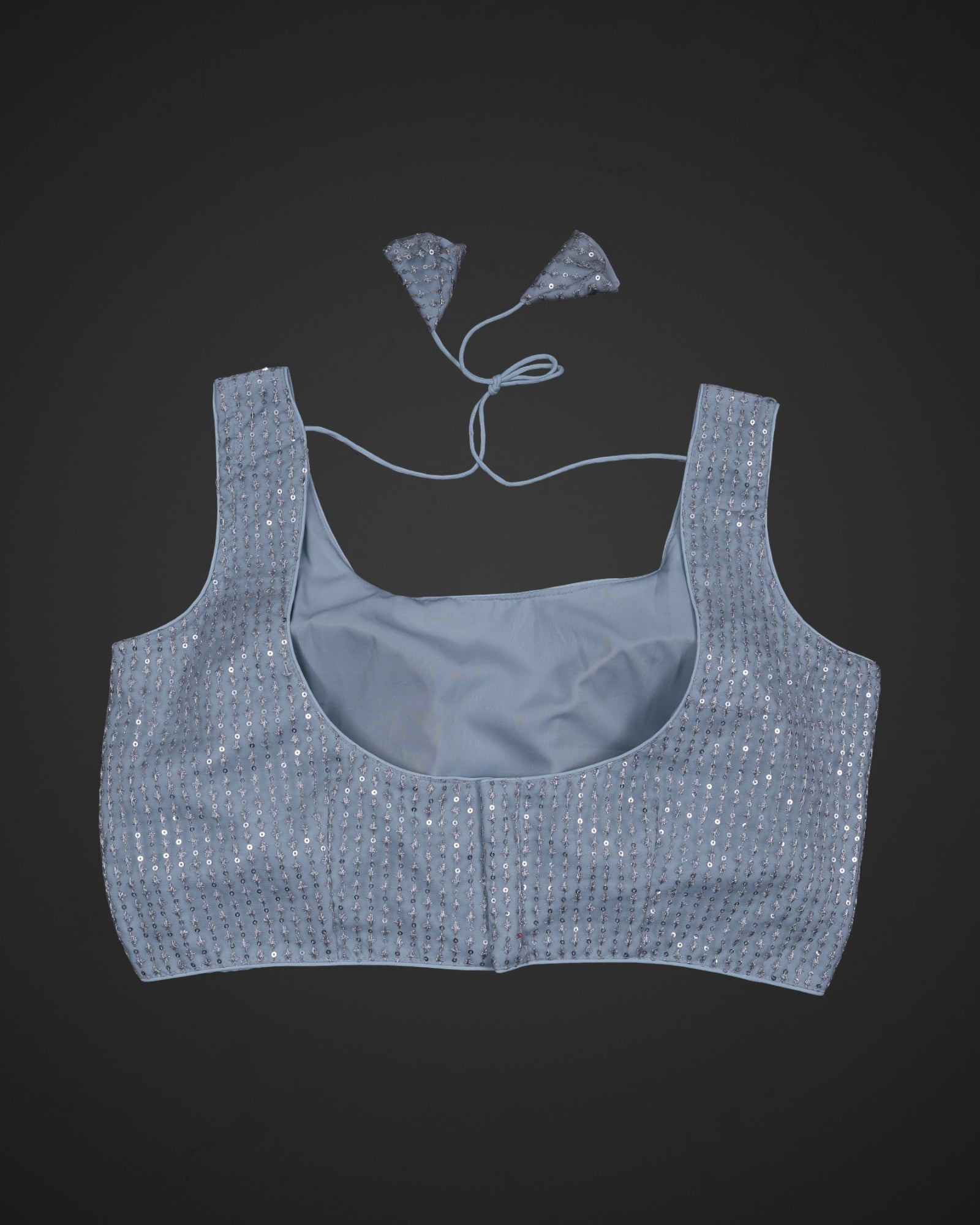 Embroidered Cotton Square Neck Readymade Blouse