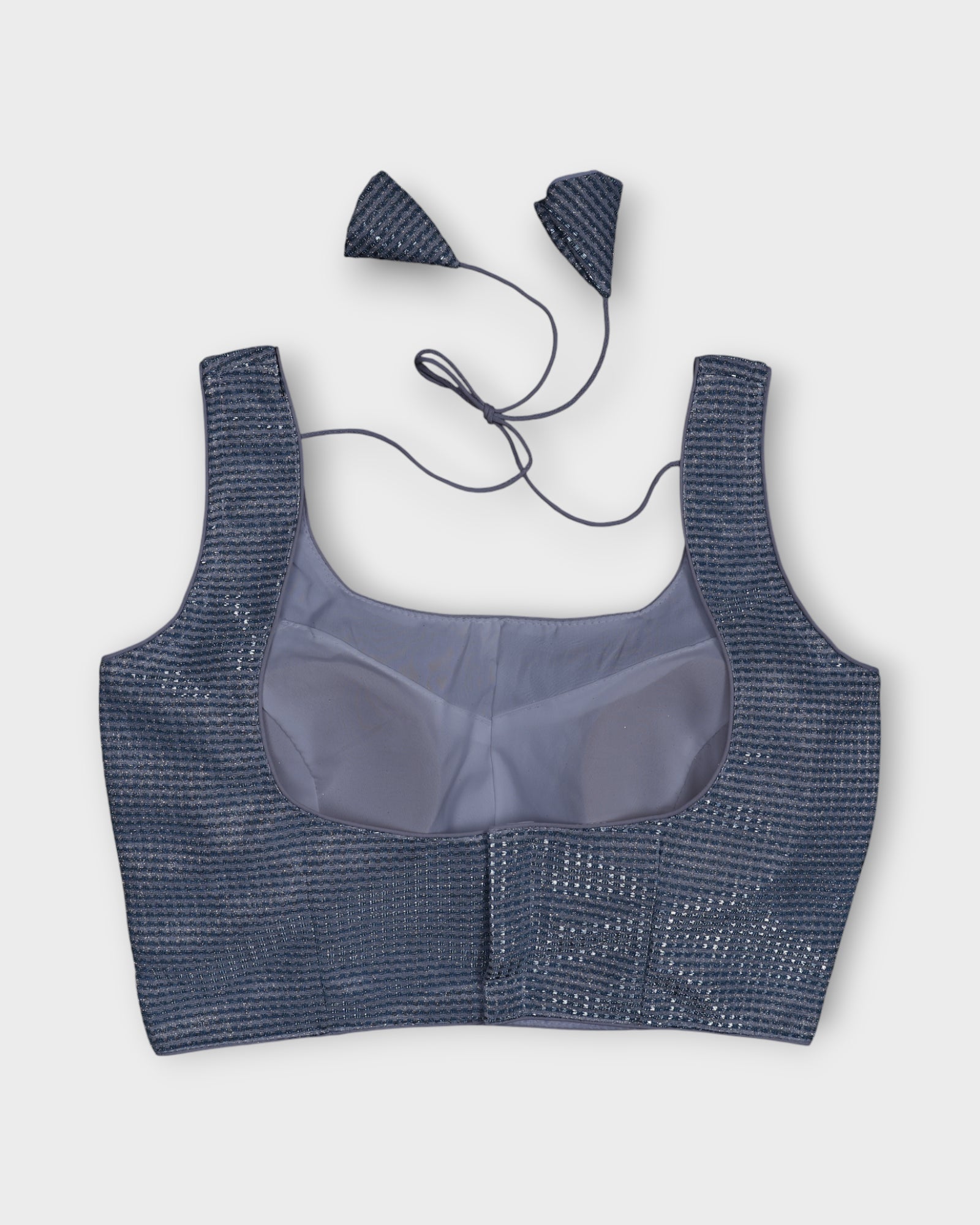 Shimmer Fabric Modern Square Neck Readymade Blouse