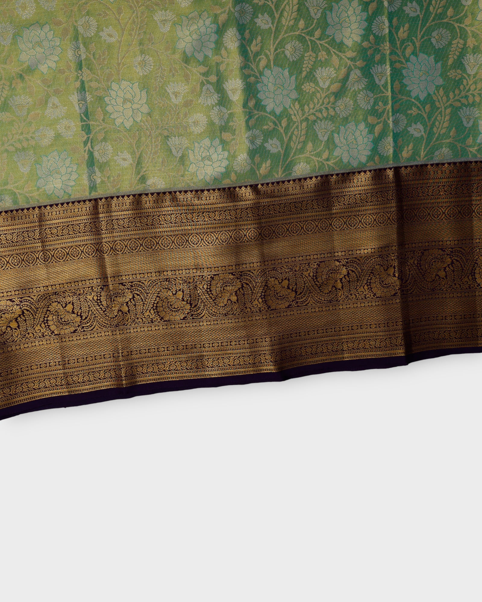 Green Tissue Silk Saree