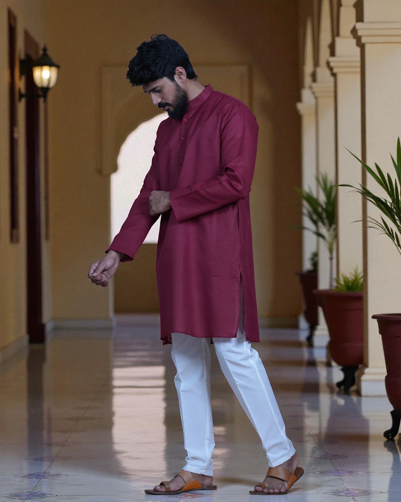 Trendy Plain Men's Kurta