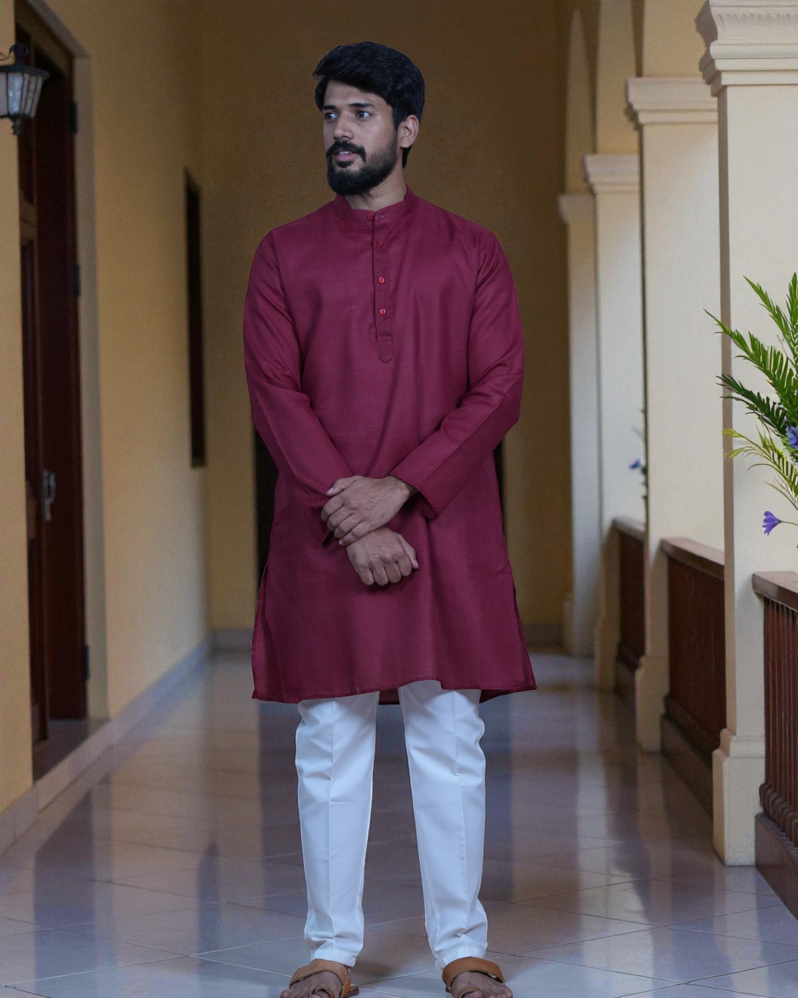 Trendy Plain Men's Kurta