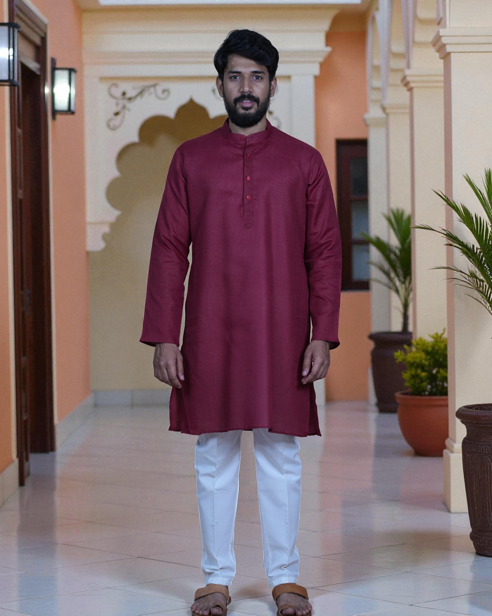 Trendy Plain Men's Kurta