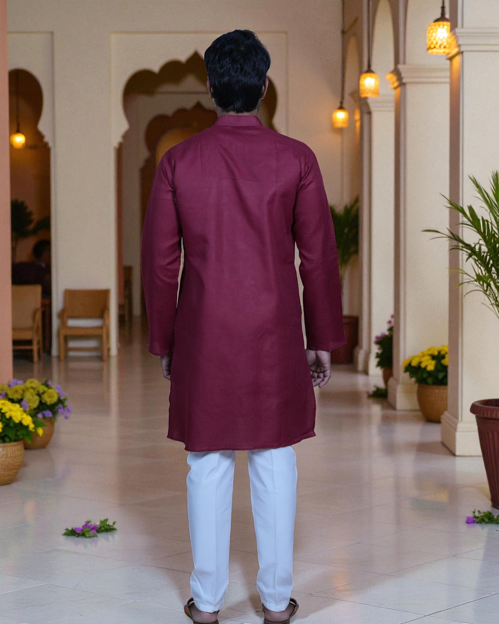Trendy Plain Men's Kurta
