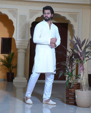 Cotton Blend Sequins Kurta Set