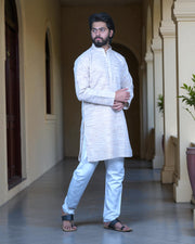 Cotton Embroidered Kurta Pajama Set