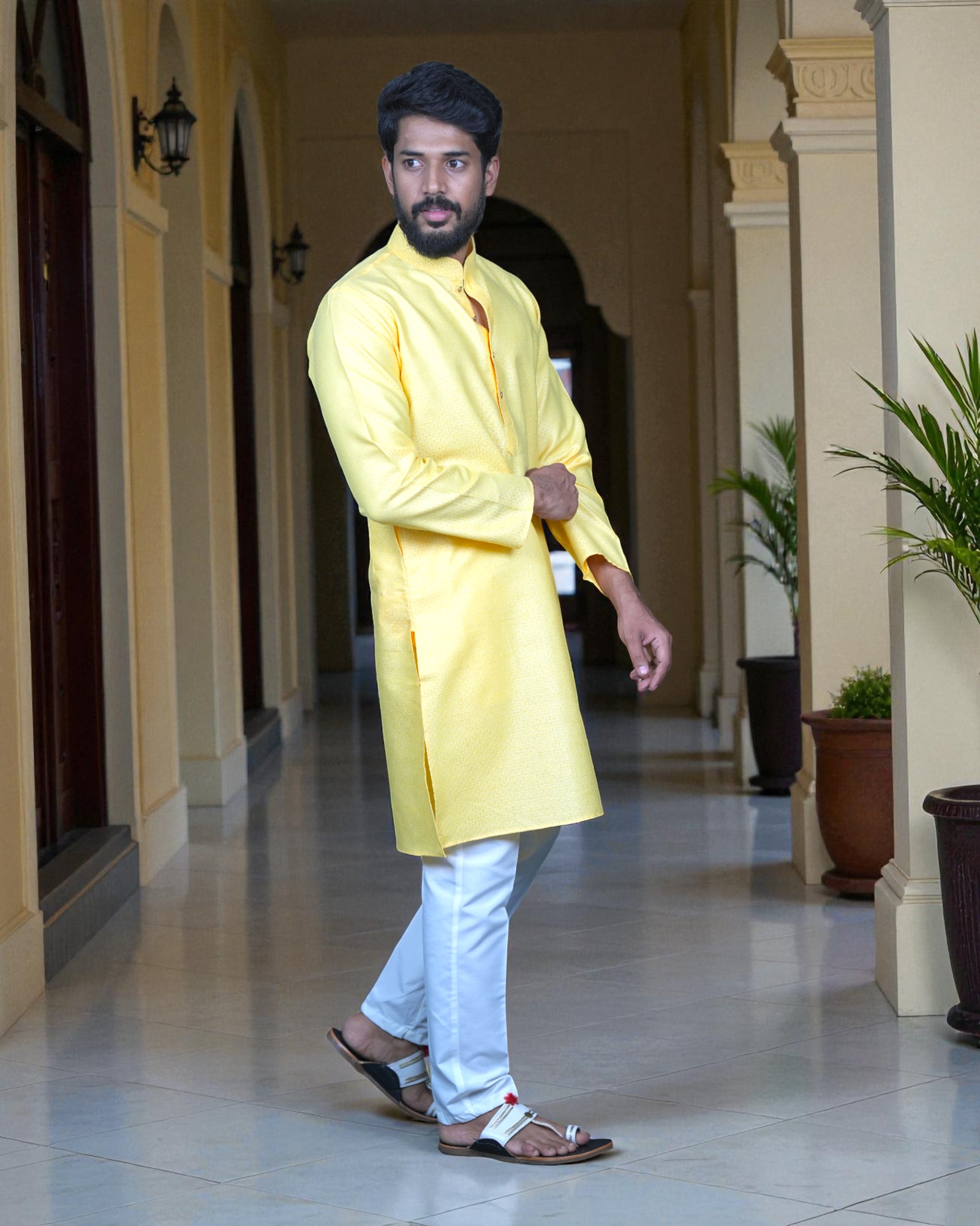 Embrace Tradition Exquisite Textured Kurta Pajama