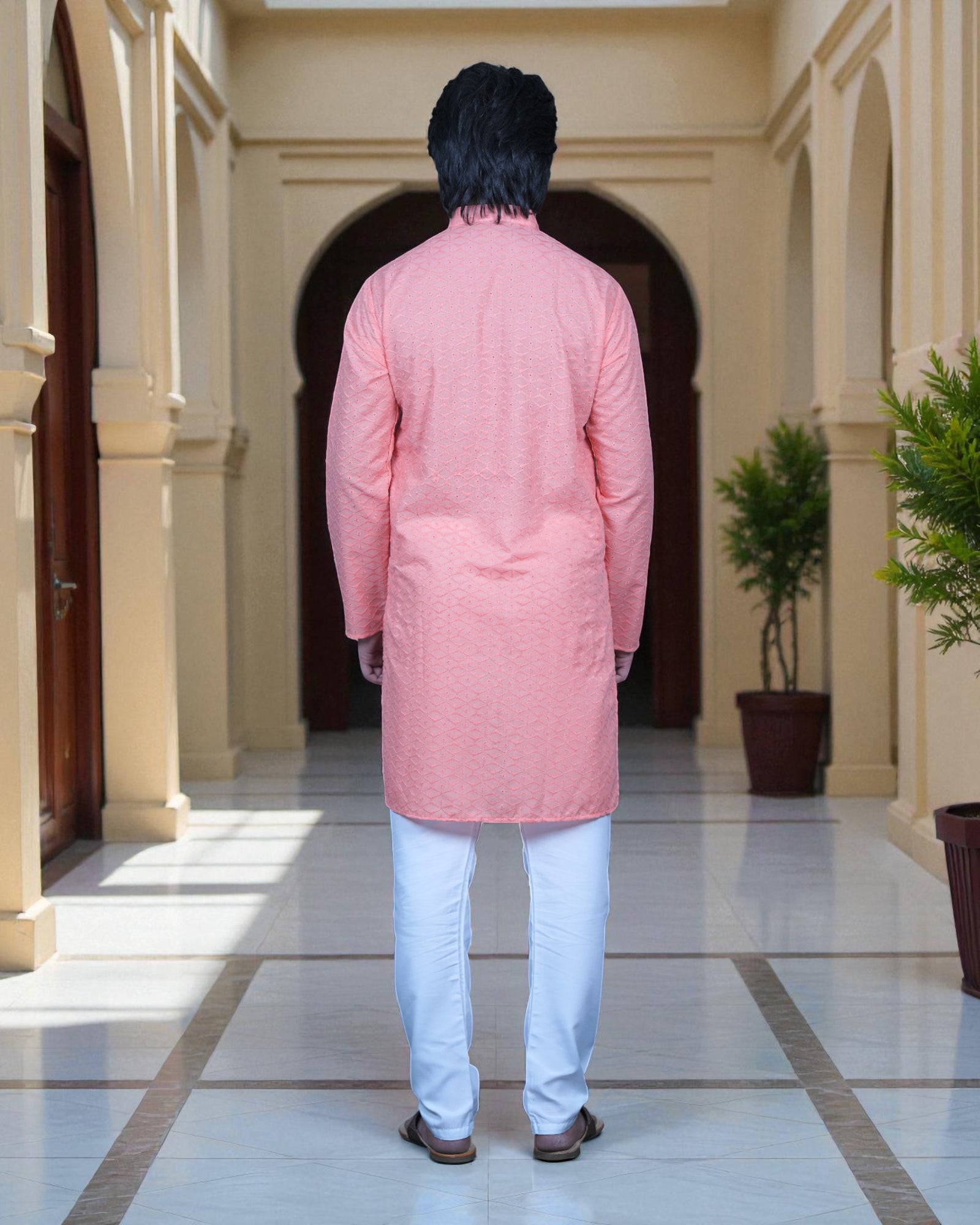 Cotton Woven Kurta Pajama Set