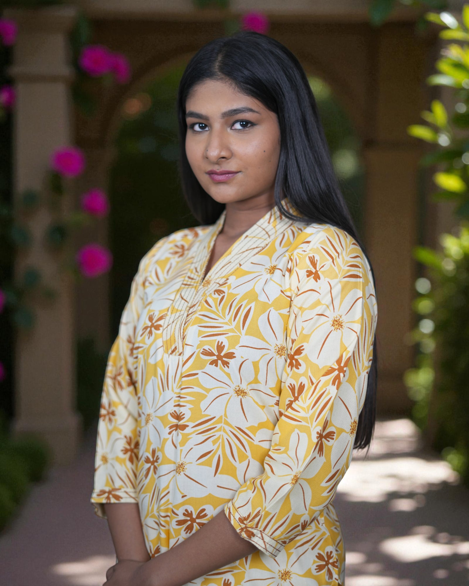Floral Printed Rayon Co Ord Set