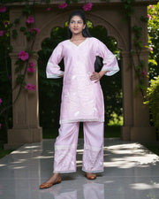 Rayon Thread Embroidered Co-Ord Set