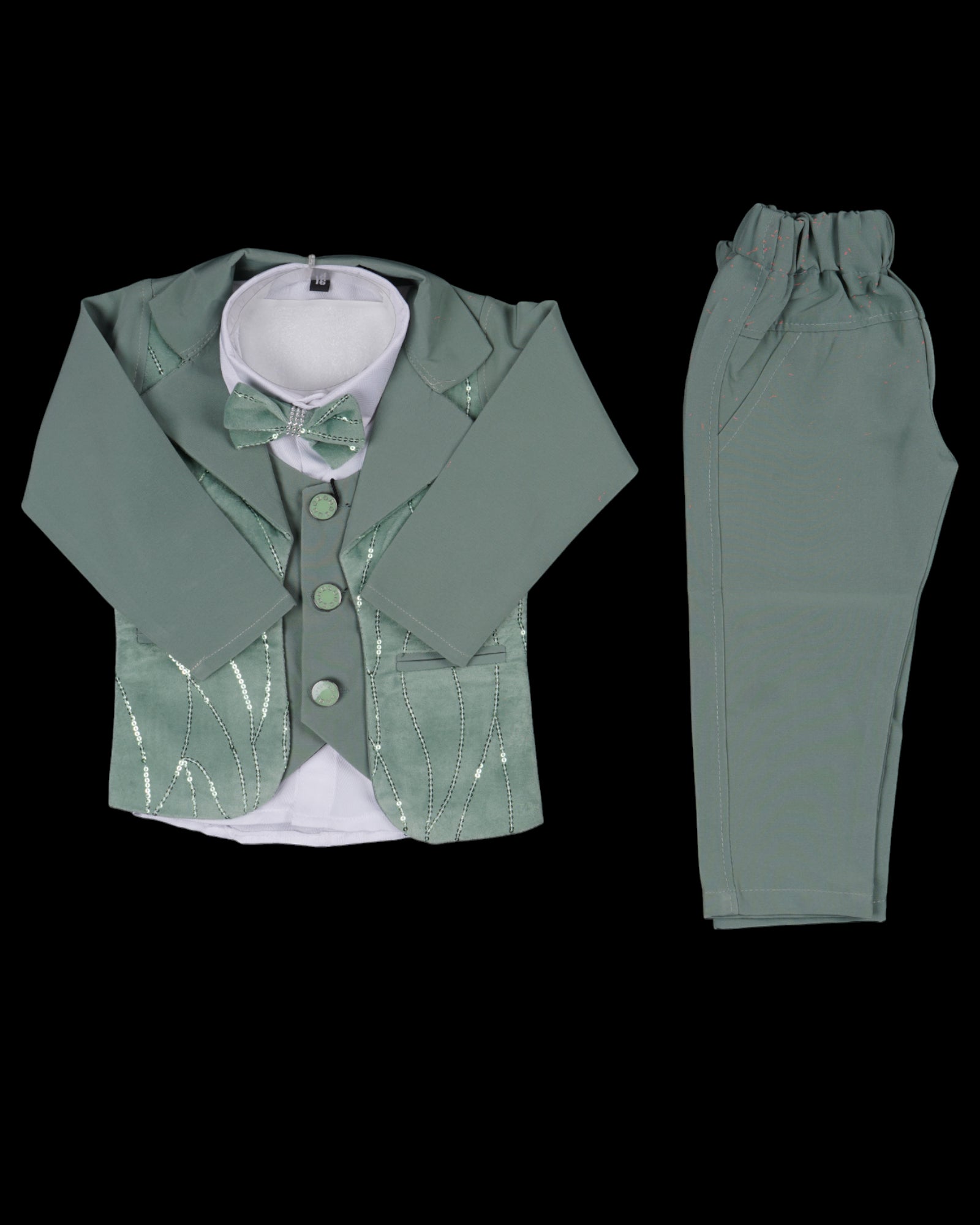 Experience Tradition with Stylish Sequined Suit Pants