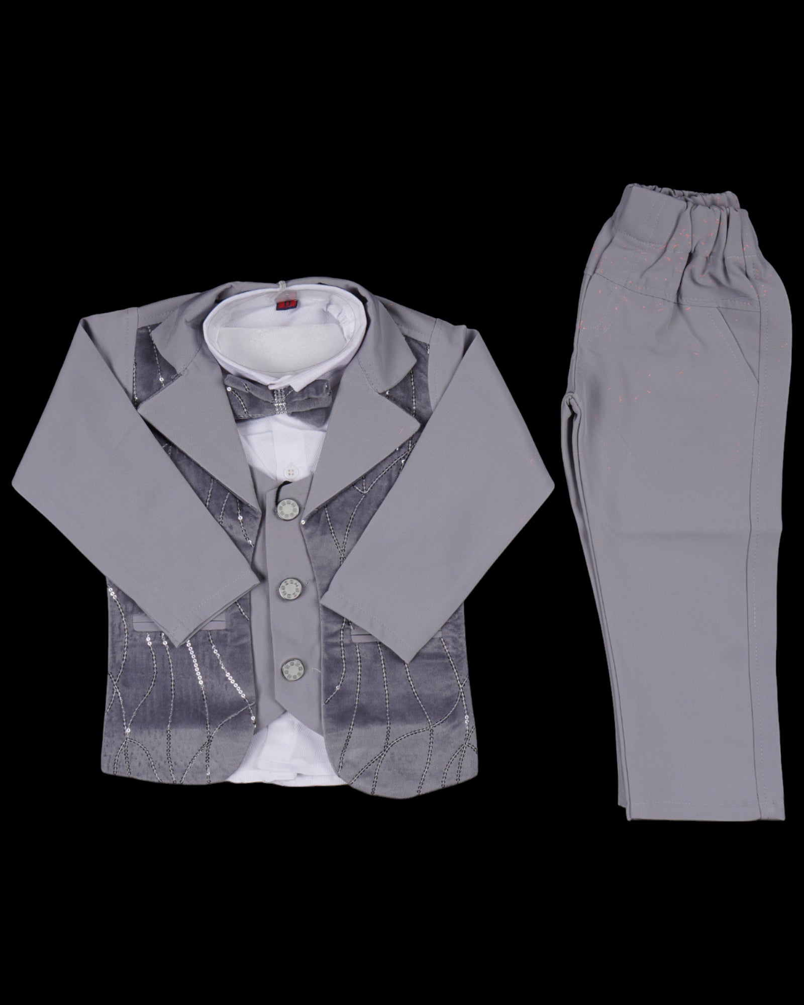 Experience Tradition with Stylish Sequined Suit Pants