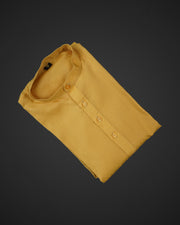 Boys Textured Cotton Blend Kurta Pajama Set
