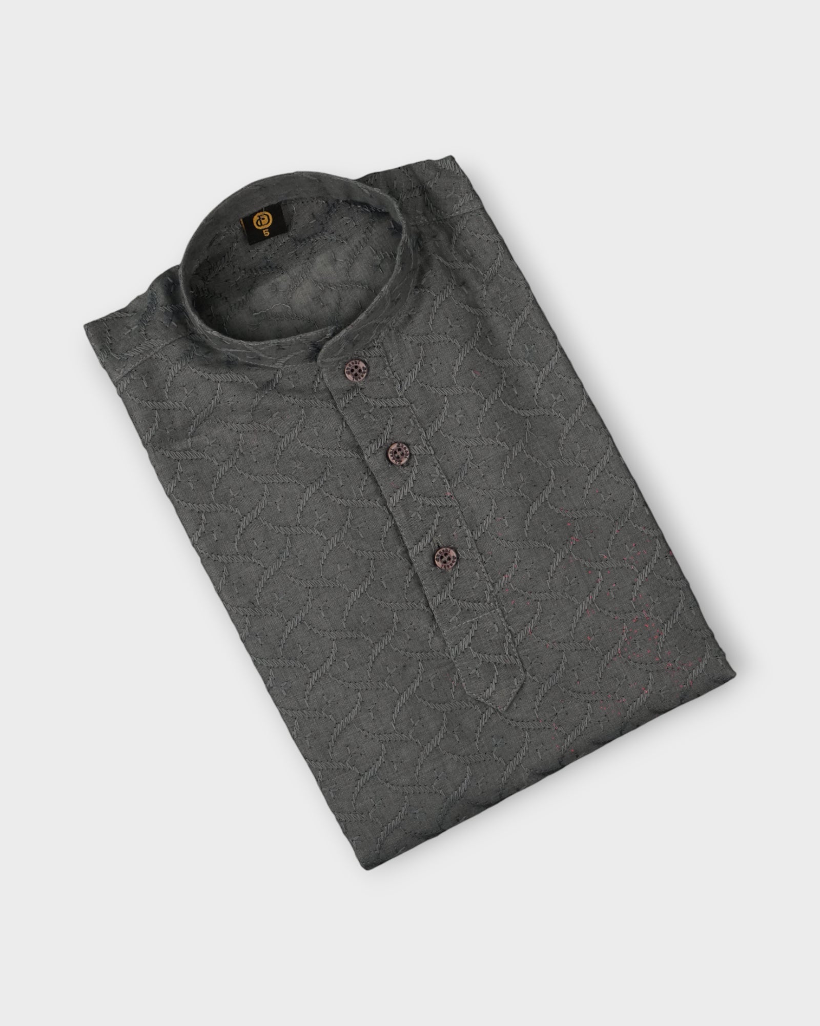 Classic Embroidered Cotton Kurta Set