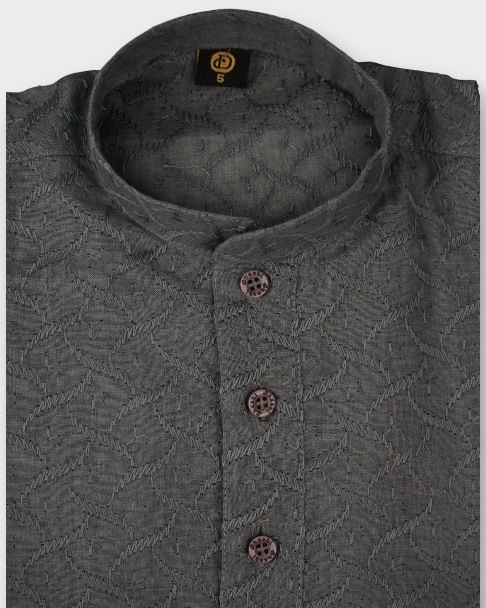 Classic Embroidered Cotton Kurta Set