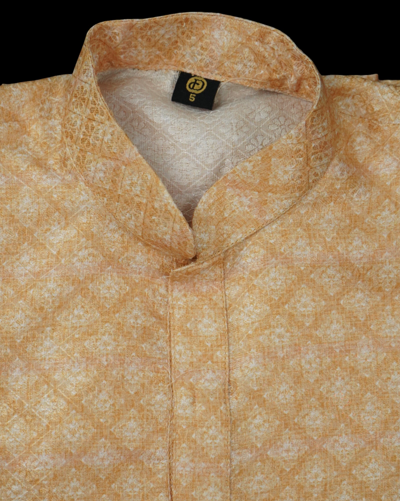 Cotton Blend Textured Kurta Pajama Set