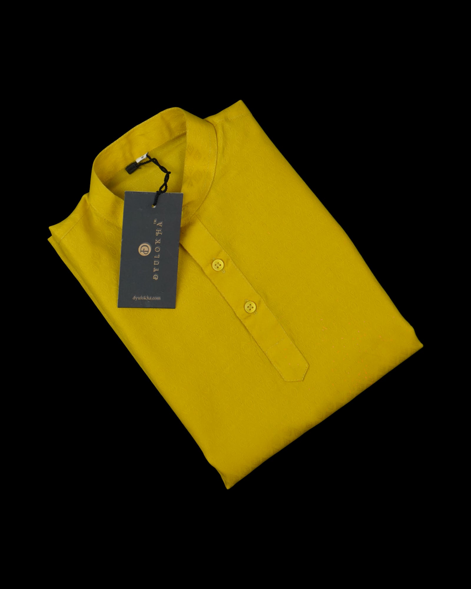 Boys Textured Cotton Blend Kurta Pajama Set