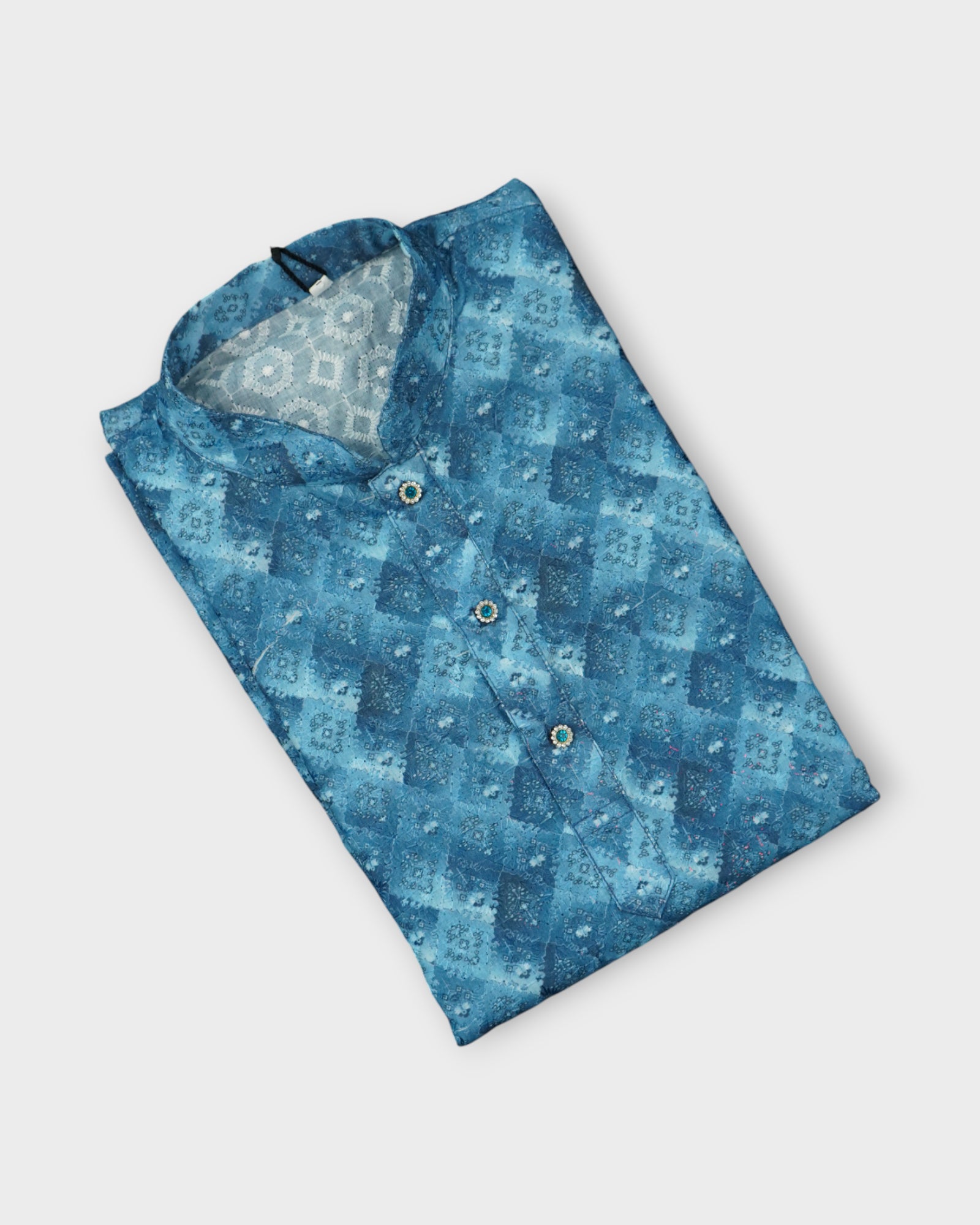 Cotton Block Print Kurta Pajama Set