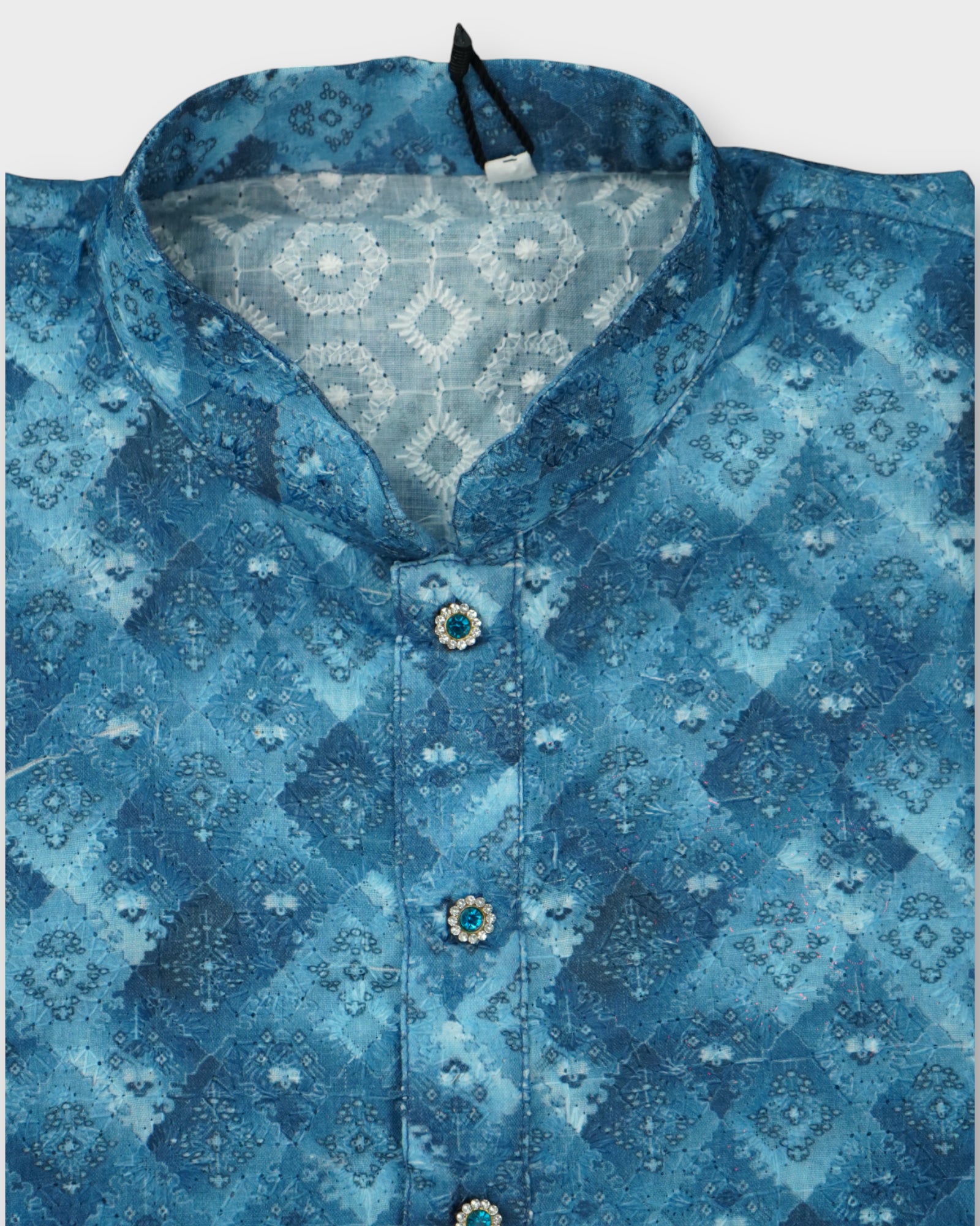 Cotton Block Print Kurta Pajama Set