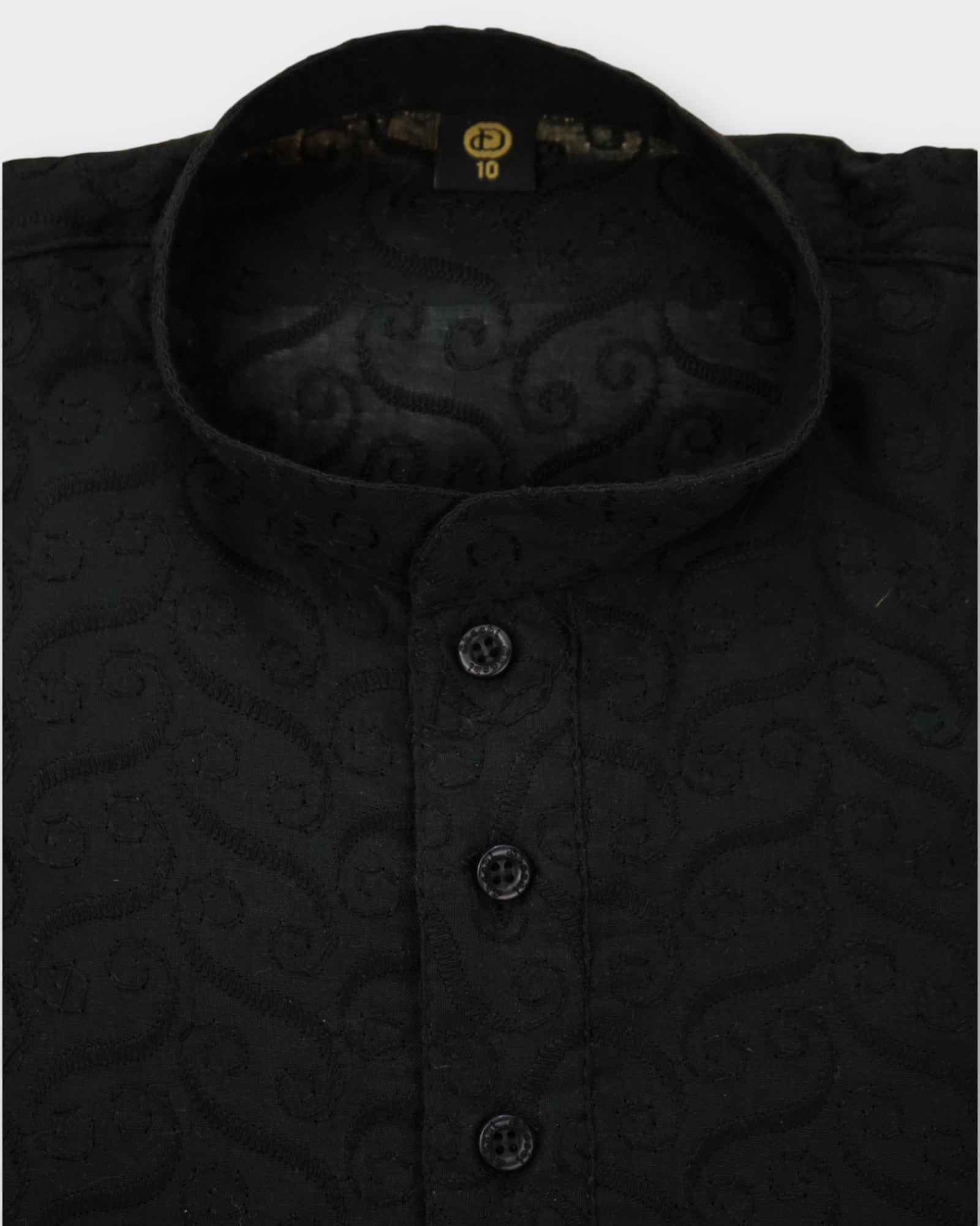 Classic Embroidered Cotton Kurta Pajama