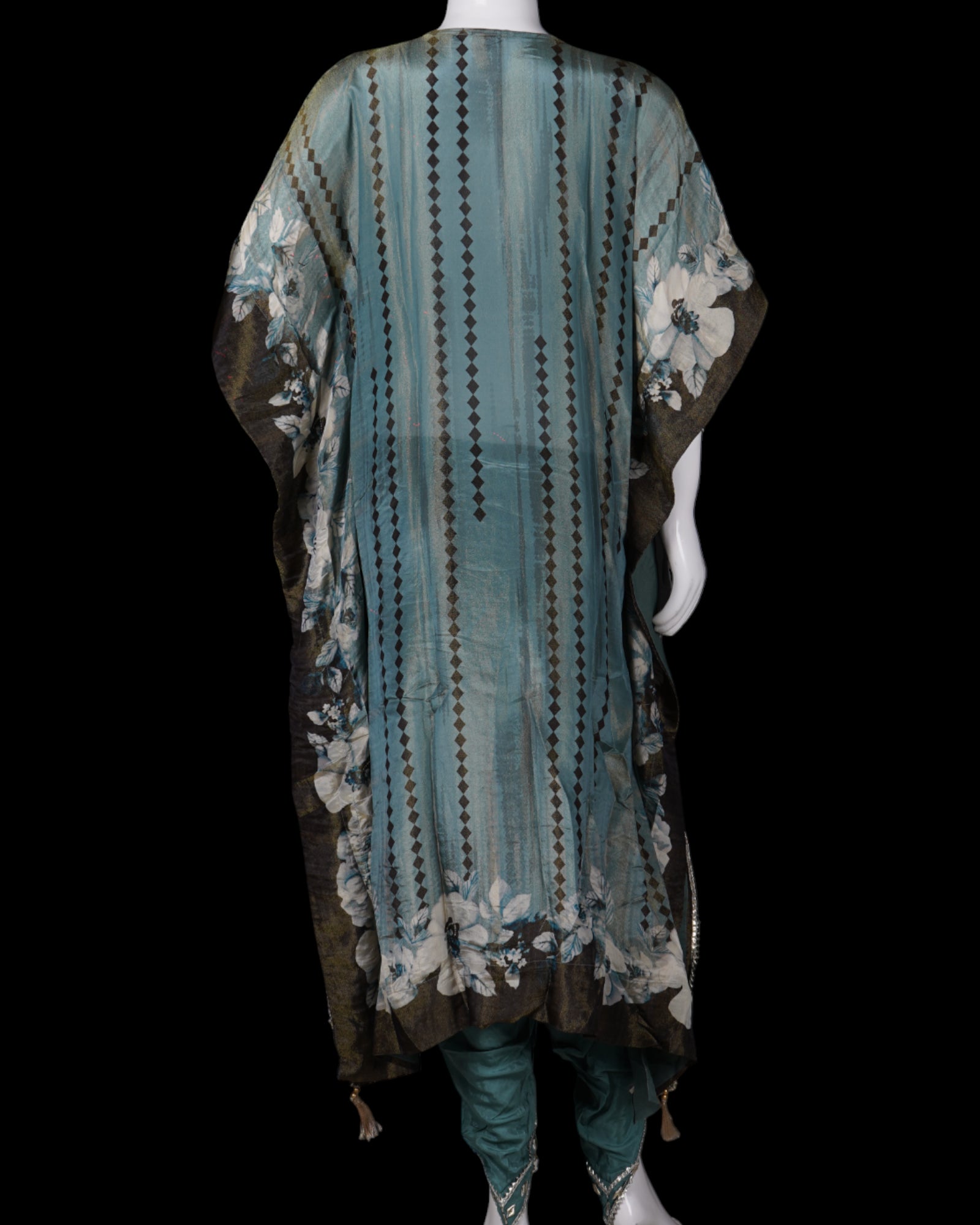 Gold Kaftan with Intricate Embroidery