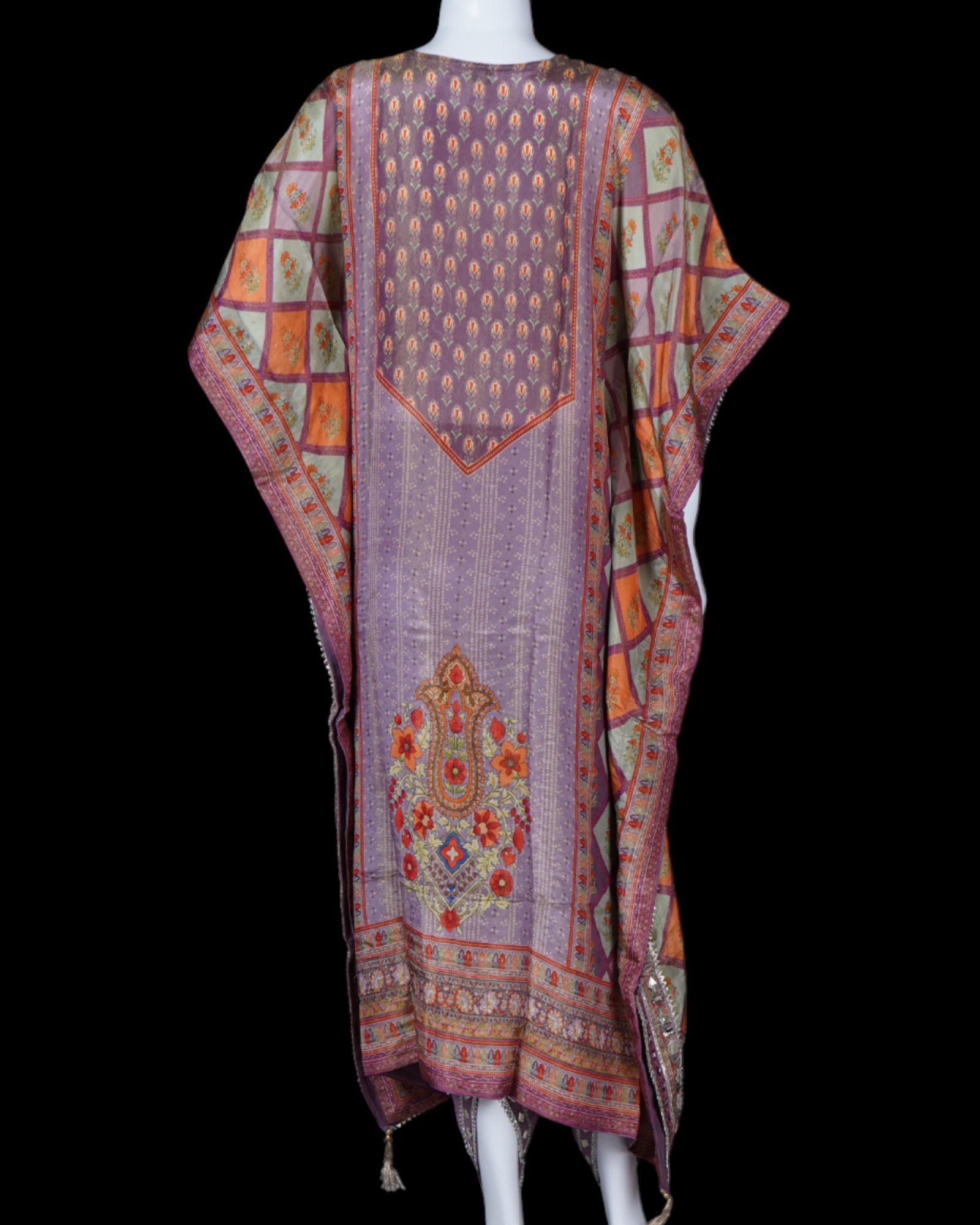 Cotton Kaftan with Traditional Bandhani Print