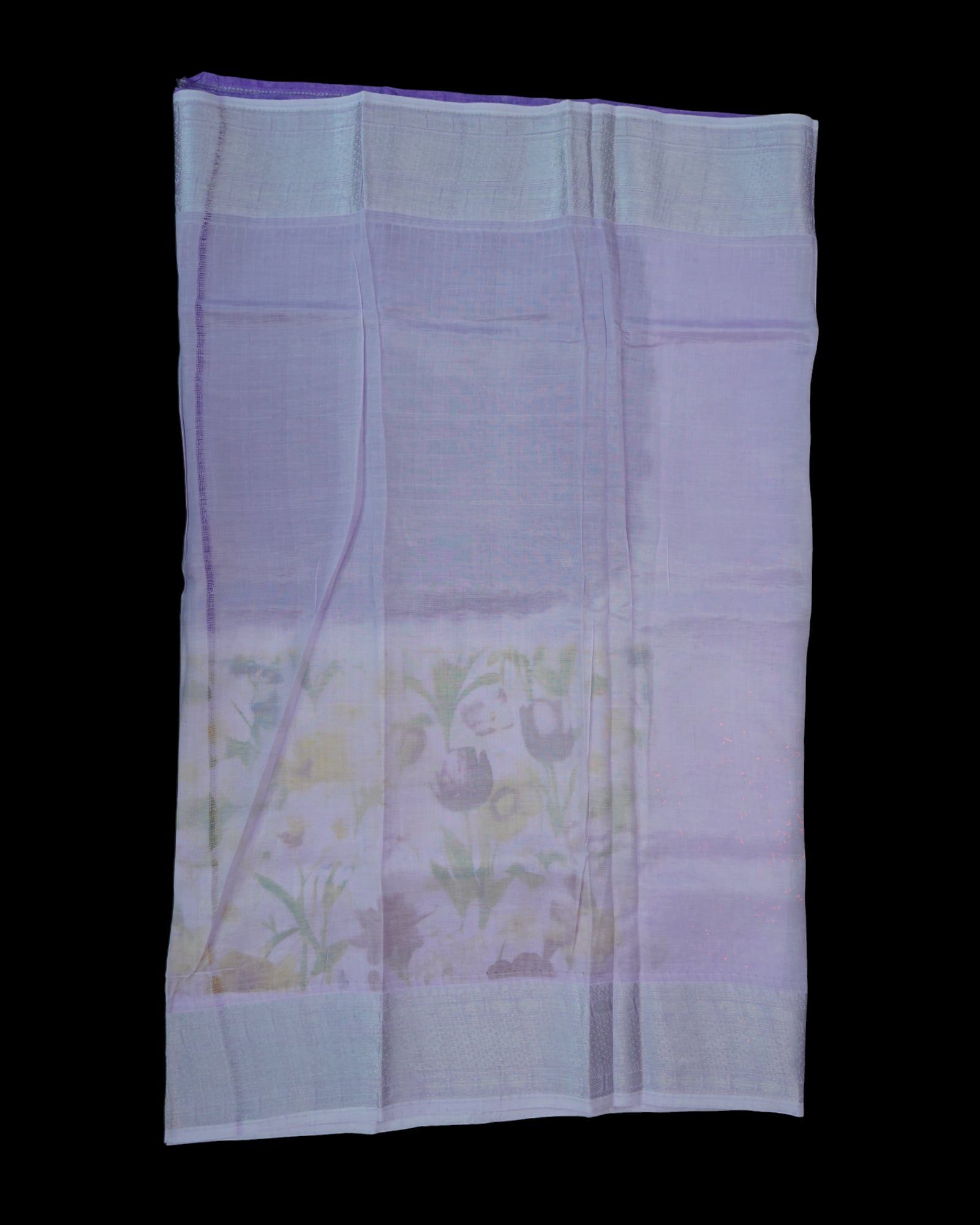 Lavender Pattu Silk Saree