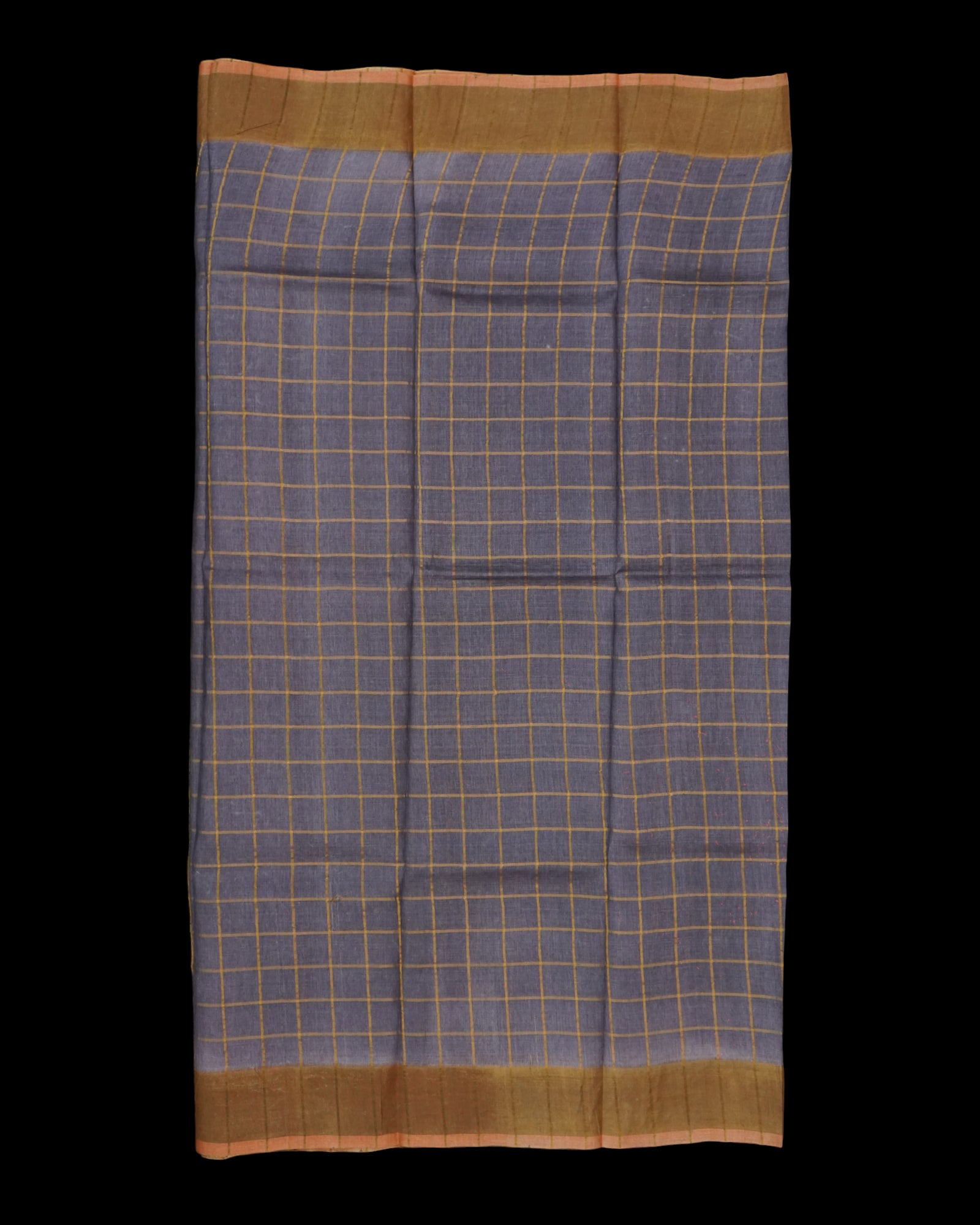 Light Gray Mangalgiri Cotton Saree