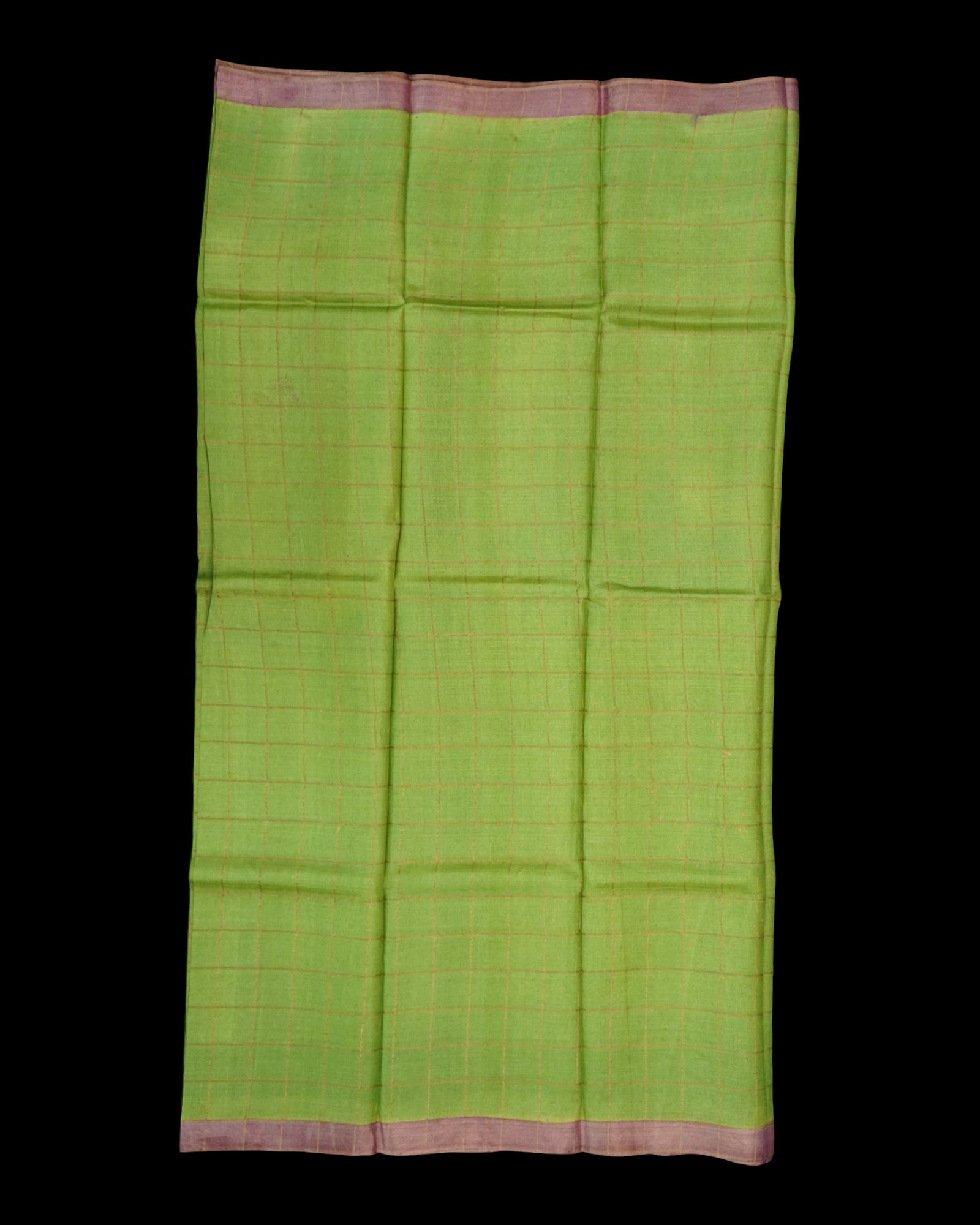 Mangalgiri Silk Zari Floral Motif Saree