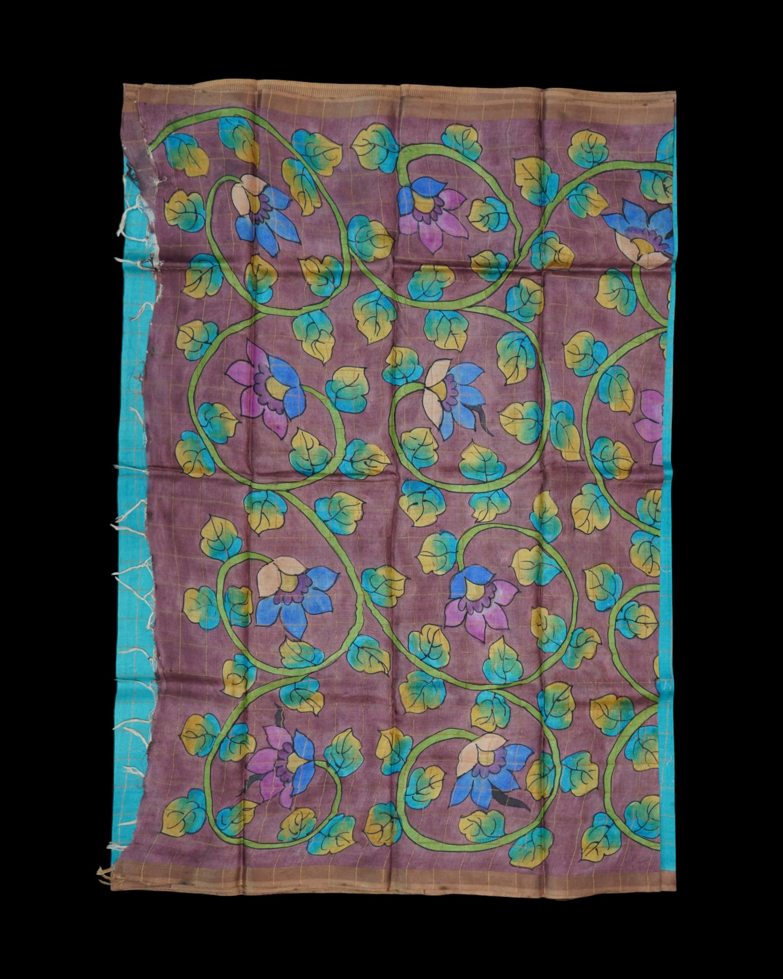 Rich Mangalgiri Silk Saree With Zari Accents