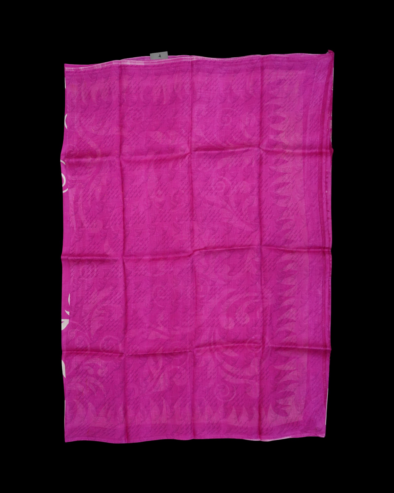 Pink Tussar Silk Mangalgiri Saree