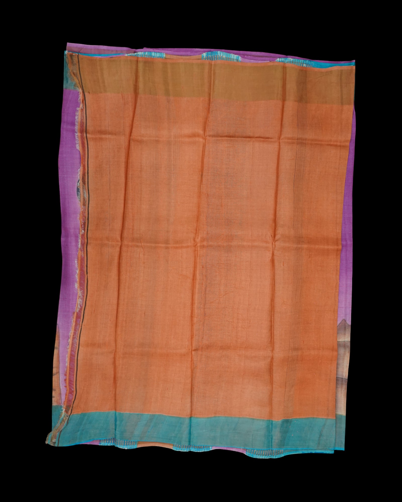 Purple Mangalgiri Cotton Handwoven Saree