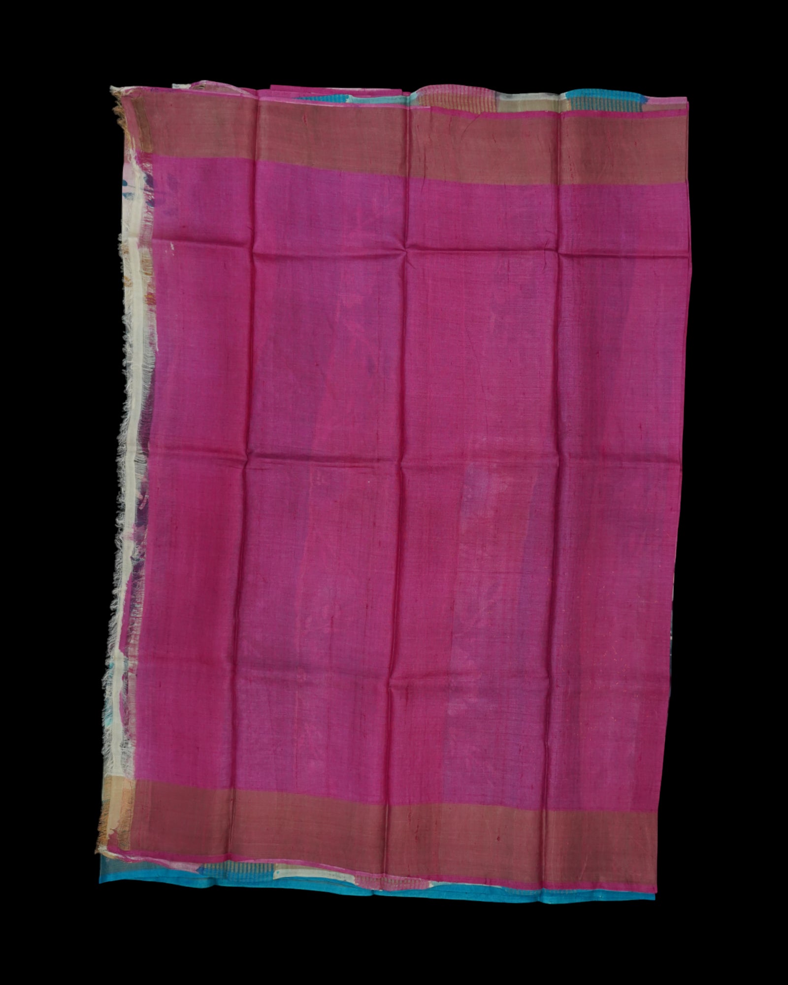 Two Tone Mangalgiri Cotton Saree